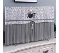 Couvercle anti-poussière for téléviseur, pas besoin de retirer le couvercle du lors la mise en marche tissu protection domestique for(Color01,115 x Height 75cm-01)