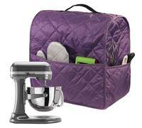 Couvercle Anti-Poussière Inclinable Avec Poche Pour Kitchenaid,Couvercle De Support De Centre Commercial,Mélangeur De 4.5 À 5 Pintes,Gadgets Ménagers,Accessoires - Type Purple