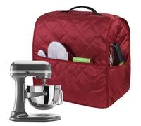 Couvercle Anti-Poussière Inclinable Avec Poche Pour Kitchenaid,Couvercle De Support De Centre Commercial,Mélangeur De 4.5 À 5 Pintes,Gadgets Ménagers,Accessoires - Type Burgundy