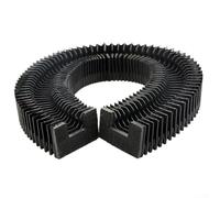 Couvercle anti-poussière pour guide linéaire HGR25 soufflets télescopiques pour machines-outils CNC, manchon de protection flexible pour rails de guidage d'équipement et pièces mécaniques (800 mm)