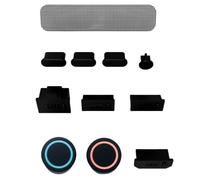 Couvercle Anti-poussière pour Switch 2, Bouchon Anti-poussière, Kit d'Accessoires de Protection Anti-poussière en Caoutchouc Souple Silicone (Style 1)