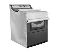 Couvercle Anti-poussière supérieur for Machine à laver, protection solaire étanche, Anti-uv, lave-linge/sèche-linge, housse de(Silver)