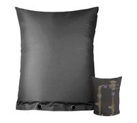 Couvercle anti-refoulement conçu pour la protection contre le gel avec sept couches d'isolation et barrière en feuille d'aluminium pour éviter l'éclatement des tuyaux d'hiver (noir, 43 x 53 cm)