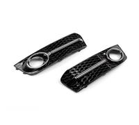 Couvercle Antibrouillard Avant Compatible Avec A4 B8 2009 2010 2011 Pare-chocs Avant De Voiture Antibrouillard Peigne Grilles A4 Gril ABS Calandre Voiture Calandre Antibrouillard(Pair)