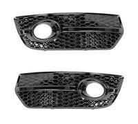 Couvercle Antibrouillard Avant Compatible Avec Q5 2009 2010 2011 2012 Paire De Couvercles De Phares Antibrouillard Pour Pare-chocs Avant Grilles De Course Accessoires De Voiture(Glossy Black)