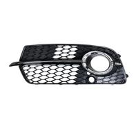 Couvercle Antibrouillard Avant Compatible Avec Q5 Sport 2013 2014 2015 2016 2017 Couverture Calandre Phare Antibrouillard Pare-chocs Avant Voiture Style Nid D'abeille Grilles Cadre(Left)