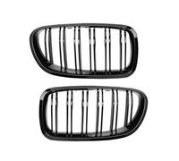 Couvercle antibrouillard Compatible Avec F10 Berline 2010-2015 Pour M5 2011-2015 Pour F11 Touring 2010-2015 Grilles Calandre Avant Voiture Rein À Double Ligne Lamelles