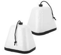Couvercle Antigel Écume Blanche 2 Pièces, pour Robinet Extérieur | Étanchéité Serrée, Pose sans Outil, Protection Hiver, pour Robinet Extérieur et Zones de Travail