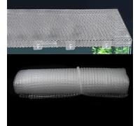 Couvercle Aquarium,Filet en Maille Transparente pour Aquarium,Plastique Grille de Protection Empêche Les Poissons de Sauter et Protège Contre Les Chats,1 x 2 m