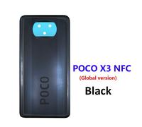 Couvercle Arrière De Batterie Pour Xiaomi Poco X3, 5 Pièces, Original, Nouveau, Verre De Remplacement, Version Globale Nfc, Boîtier De Batterie
