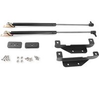 Couvercle avant du moteur Barre hydraulique Barre de levage Noir Ajustement pour Jeep Wrangler JL 2018+