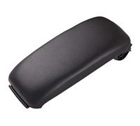 Couvercle AVEC Bouton d'Accoudoir Central NOIR en Simili Cuir compatible avec A3 (8P1) de 2003 à 2013-8P0864245P 8P0864245E 8P0864245J