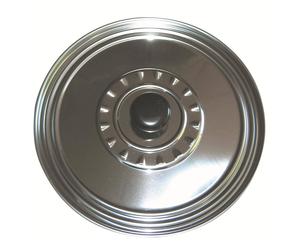Couvercle avec trous vapeur Inox multidiamètre 22/24/26cm