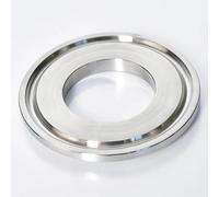 Couvercle aveugle à trois pinces, 19mm-102mm, embout avec trou Central, sanitaire, en acier inoxydable SS304, ouverture rapide, raccord de tuyau à disque aveugle(Color:WHITE,Size:76mm ferrule 91)