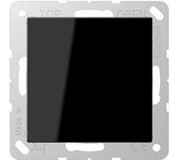 Couvercle aveugle Jung A594-0SW EAN 4011377029019 - avec bague de support, th...