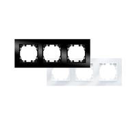 Couvercle aveugle - module noir pour fermeture de points électriques, matériau durable, installation facile, design moderne et discret.