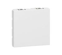 Couvercle aveugle Mosaic 2 modules, blanc