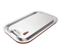 Couvercle Bac Gastro Inox et Silicone GN 1/2 - Vogue - - Inox Inox G