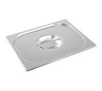 Vogue Couvercle GN 1/3 inox Vogue, Argent, 30(H) x 325(L) mm, Inox, K969