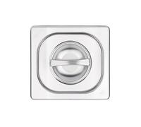 Couvercle Bac Gastro Inox GN 1/6