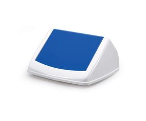 Couvercle basculant bleu pour bac Durabin 40 litres