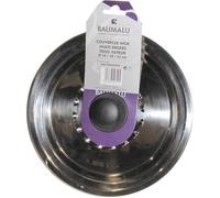 Baumalu Couvercle inox avec trou vapeur – Bouton bakélite – Ø 28/30/32 cm