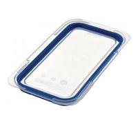 Couvercle Bleu ABS sans BPA - GN 1/3 - - Plastique ABS