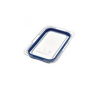 Couvercle bleu ABS sans BPA - GN 1/4 - Plastique ABS