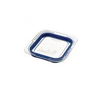 Couvercle bleu ABS sans BPA - GN 1/6 - Plastique ABS