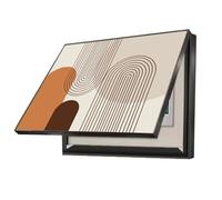 Couvercle Boîte À Fusibles Peinture Décorative Installation Simple Cache Tableau Electrique Art Mural Boîte À Compteurs Chambre À Coucher(D,40x30cm)