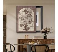 Couvercle Boîte À Fusibles Peinture Décorative, Peinture Décorative De Boîte De Compteur Électrique Cachée, pour la Décoration Murale d'un Hôtel DIY(Black 3,45 * 60cm/17.7 * 23.6in)