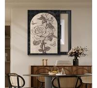 Couvercle Boîte À Fusibles Peinture Décorative, Peinture Décorative De Boîte De Compteur Électrique Cachée, pour la Décoration Murale d'un Hôtel DIY(Black 7,40 * 50cm/15.7 * 19.7in)