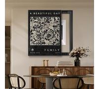 Couvercle Boîte À Fusibles Peinture Décorative, Peinture Décorative De Boîte De Compteur Électrique Cachée, pour la Décoration Murale d'un Hôtel DIY(Black 6,40 * 50cm/15.7 * 19.7in)