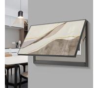 Couvercle Boîte À Fusibles Peinture Décorative Tableau Électrique, Decoration Murale for Salon Dortoir Et L'hôtel(Gray B,80 * 40cm/31.5 * 15.7in)