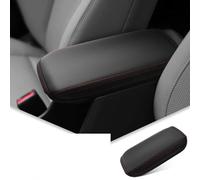 Couvercle Boîte D'accoudoir Voiture Boîte Rangement D'accoudoir Commande Centrale Pour Hyundai Pour Kona SX2 2024 2025 Accessoires d'accoudoirs(Rosso)