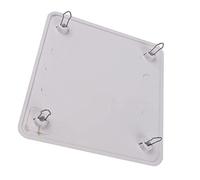 Couvercle boîte d'enregistrement électrique 【 100x100 】 - Blanc - Pour boîtes carrées 【 100x100 mm 】 - 10x10 cm - Attelage agrafes