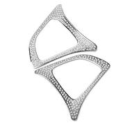 Couvercle Bouton Voiture Compatible avec Mercedes pour Benz ABC GLA GLC CLA GLS GLE CLS Classe Voiture Volant Bouton Décoration Cadre Intérieur Autocollant Accessioy