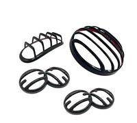 Couvercle Calandre Phares Compatible Avec CMX500 Pour CMX300 2020 2021 2022 2023 Grille De Protection Noire Pour Phares, Clignotants Et Feux Arrière Accessoires De Moto
