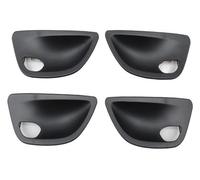 Couvercle Capuchon Poignée Porte Pour B&MW Série 5 F10 F11 F18 2010-2017 LHD RHD Gauche Droite Poignée De Porte Intérieure De Voiture Garniture De Couvercle De Bol(Black 4pcs Set)