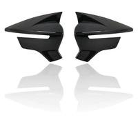 Couvercle Capuchon Retroviseurs Pour Seat Pour Leon Pour Lion 5F III Pour Ibiza 6F V KJ1 Coque Latérale Porte Arrière Fibre Carbone Noire(ABS Black)