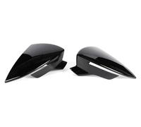 Couvercle Capuchon Retroviseurs Pour Seat Pour Leon Pour Lion Mk3 III 5F (2012-2020) Coques De Porte Arrière En Fibre Carbone(Gloss Black)