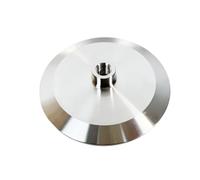 Couvercle/capuchon sanitaire plat à trois pinces 3A 4 "(102mm) OD119, avec adaptateur FNPT 1/4" des pièces du couvercle d'extraction, en acier inoxydable 304
