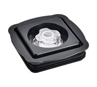 Couvercle carré anti-fuite, couvercle de récipient de blender pratique, couvercle de tasse de mélangeur élégant, matériau du couvercle de tasse de mélangeur