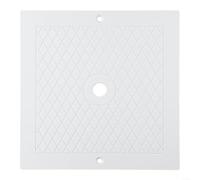 Couvercle carré de 25,4 cm pour Hayward SPX1082E SP1082 - Pièce de rechange résistante aux UV - Finition blanche