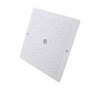 Couvercle carré de 25,4 cm SPX1082 pour équipement de piscine enterrée Hayward SP1082E, SP082, SP1083-SP1086 - Couvercle de serrage blanc robuste