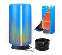 Couvercle chauffant antigel pour réservoir sous pression Housse chauffante isolante toutes saisons Imperméable et résistante aux UV pour des économies d'énergie,Bleu,16×20in/40×50cm