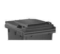 Couvercle coloré de rechange pour poubelle SULO CITYBAC 240 - Pour tri sélectif des déchets recyclés - Gris