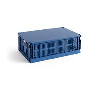 HAY Couvercle Colour Crate grand Dark blue