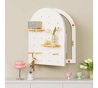 Couvercle compteur tableau bois couvre, Cache Boîte de Fusibles, Habillage Ouvrant à Droite, Idéal pour Salon, Chambre à Coucher et Salle à Manger(White,40 * 70cm/15.7 * 27.5in)