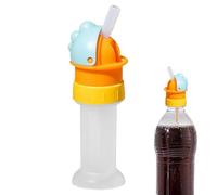 Couvercle Convertisseur à Bec Verseur pour Bouteille d'Eau,Couvercle de Rechange Anti-Fuite avec Paille | de conversion pour gourde - pour et Adultes Soda Jus Boisson Liquide Usage Domestiqu